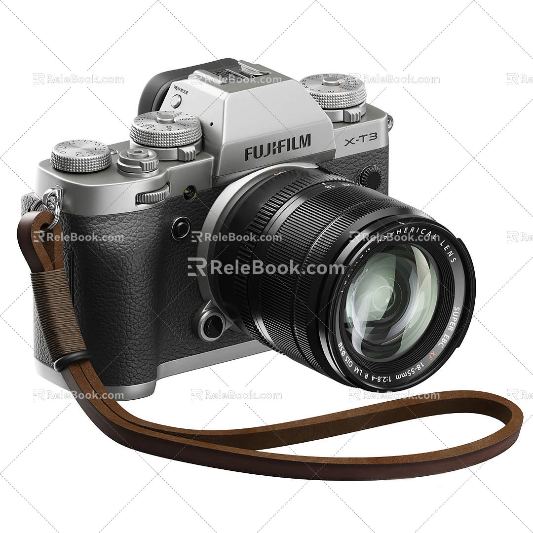 Modern Camera Camera DSLR Ornament 3d model