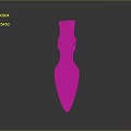 Traditional Ancient Weapon Arrowhead with Brown Yellow Color and Symmetric Design