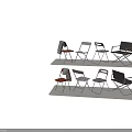 Modern Dining Chairs With Metal Frames Colorful Seats And Backrest Designs