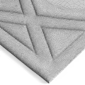 Modern Square Area Rug With Geometric Pattern In Gray Tones 3d model