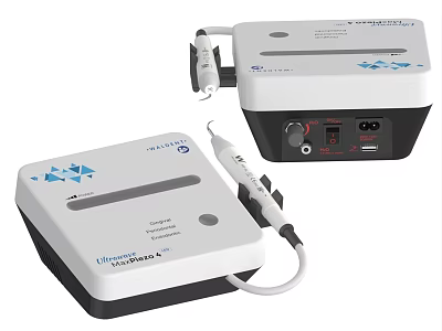 Medical Ultrasound Equipment With Main Unit And Handheld Probe 3d model