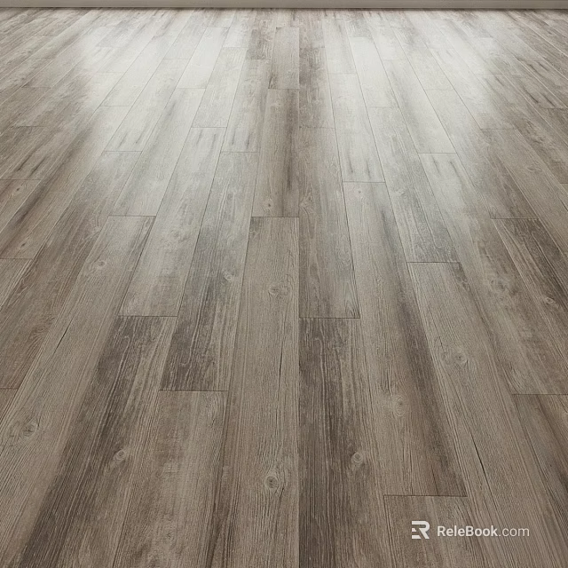 Modern Natural Wood Grain Wooden Flooring With Light Gray Smooth Surface For Home Interior 3d model 