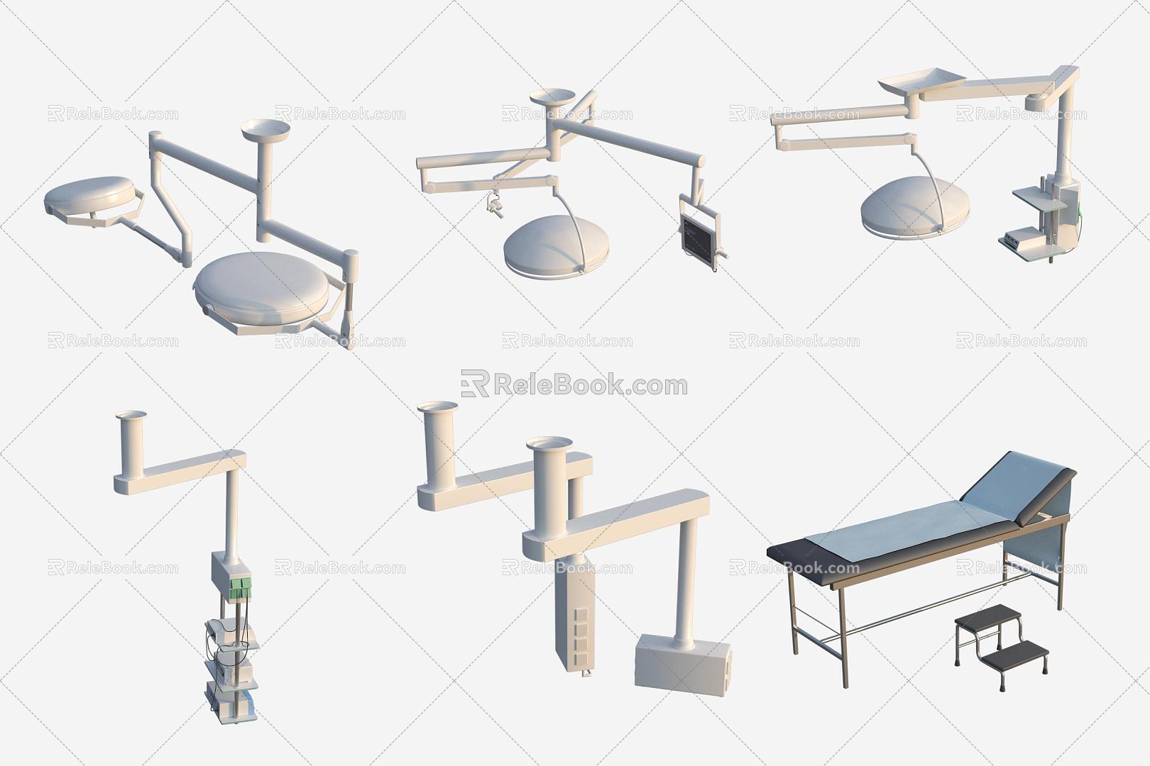 Hospital Medical Apparatus Equipment Machine 3d model