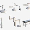 Hospital Medical Apparatus Equipment Machine 3d model