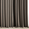 Modern Curtain Fabric Curtain 3d model