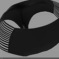 Stylish Black Briefs with Side Stripes Modern Design and Comfortable Fit