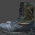 Military Style Outdoor Boots With Durable Rugged Design And Thick Treaded Soles