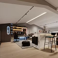 Modern Apartment Bedroom With Art Guitar And Stylish Decor