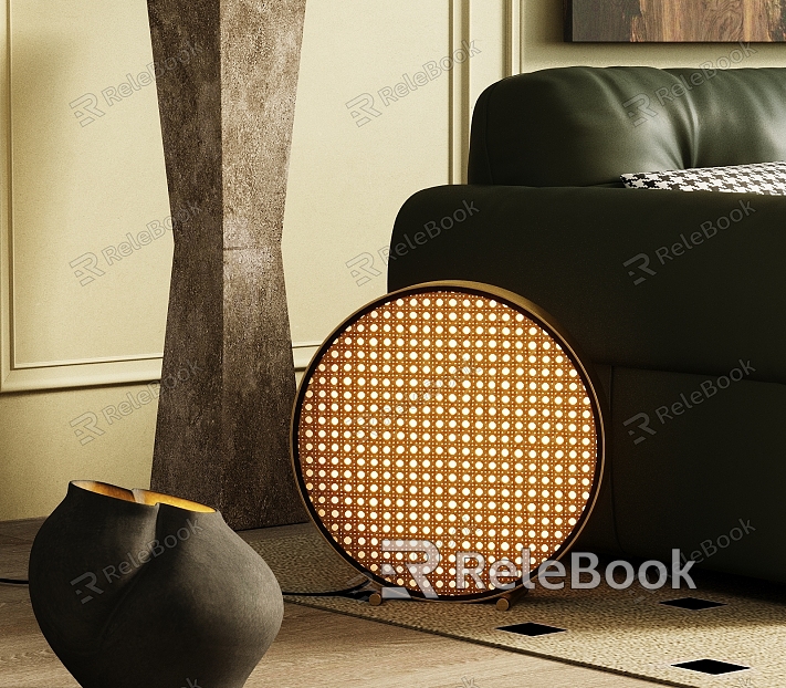 Retro Grille Lamp model