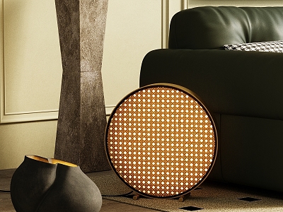 Retro Grille Lamp model