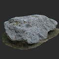 Landscape Stone Stone Food Stone Moss 3D Scanning Reconstruction 3d model