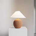 Quiet Table Lamp Sculpture Pottery Pot Table Lamp 3d model