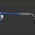 Blue Eyeglasses With Transparent Lenses And Comfortable Frame For Daily Use