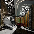 Modern Luxury Shower Sauna Spa Space With Comfortable Relaxation Area And Premium Sauna Equipment Design