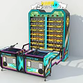 Super Shooter 5 Arcade Amusement Equipment With Two Player Shooting Ball And Colorful Design