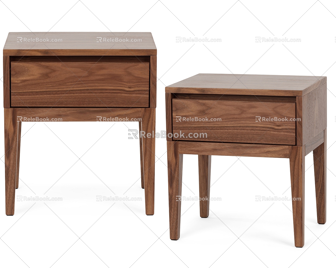 Qui Bedside Cabinet 3d model