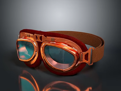 goggles swimming goggles eye mask frog goggles snow goggles sunglasses 3d model