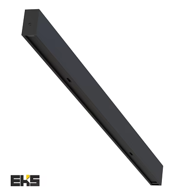 Black Slim Long Strip Downlights and Spotlights Fixture for Indoor Lighting 3d model