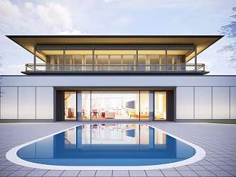 New Chinese Style Sales Office Building Floor Community Lobby 3d model