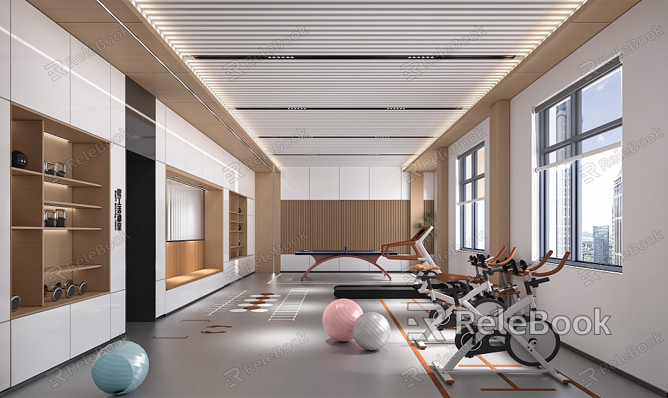 Gym Activity Room Staff Activity Room Staff Activity Room Staff Home Staff Home Leisure Room model