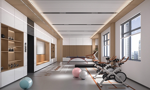 Gym Activity Room Staff Activity Room Staff Activity Room Staff Home Staff Home Leisure Room 3d model