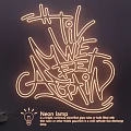 Stylish Artistic Neon Lighting Combination With High Quality Environmentally Friendly Design