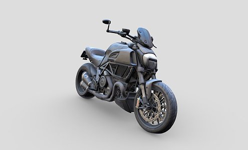 Ducati Diavel Motorcycle 3d model