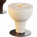 Modern Quiet Stone Tea Table 3d model