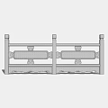 Chinese Railing 3d model