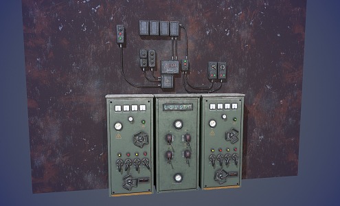 Electric switch 3d model