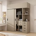 Modern Sliding Door Wardrobe Interior Design With Drawers Shelves And Hanging Space