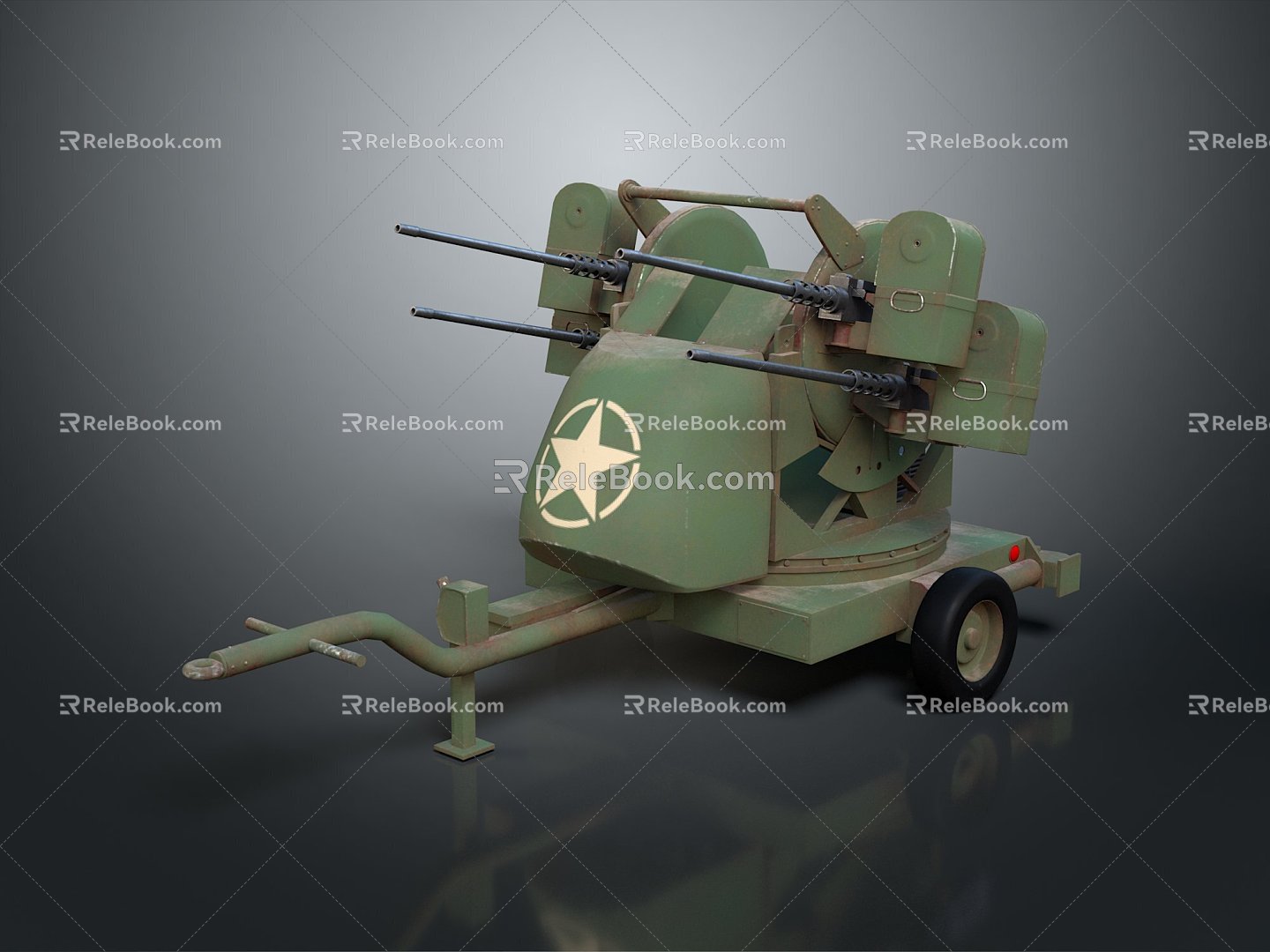 Turret Machine Gun Heavy Machine Gun Turret Sci-fi Tower Defense Game Tower Defense Sci-fi Turret Game Turret model