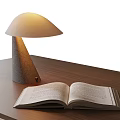 Modern table lamp book 3d model