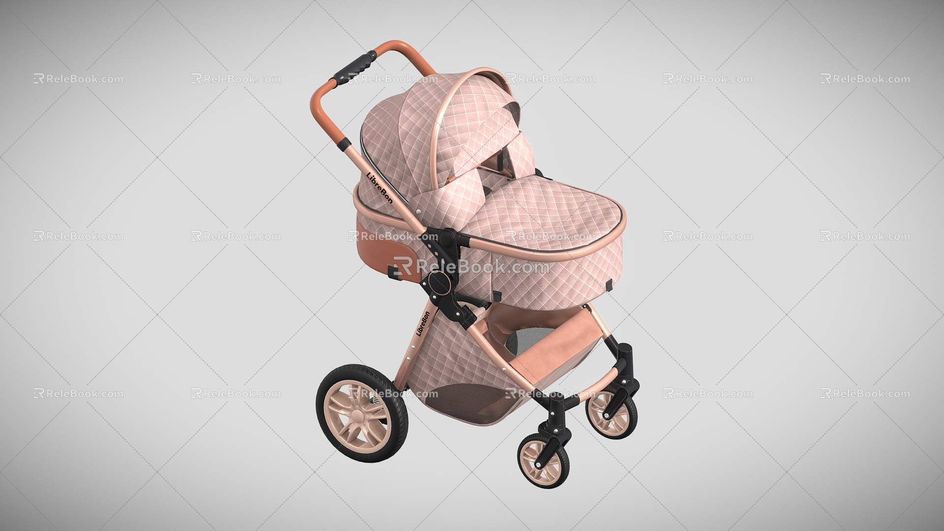 Baby stroller Baby seat Child seat 3d model