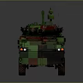 Advanced Modern Armored Wheeled Military Tank With Camouflage And Weapon System