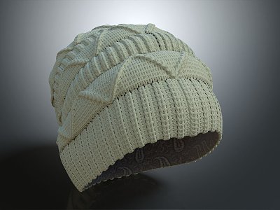 Modern Hat Line Hat Knitted Hat Warm Hat model