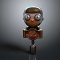 Decorative Furniture Ornament With Cartoon Character And Yummy Spaghetti Sign