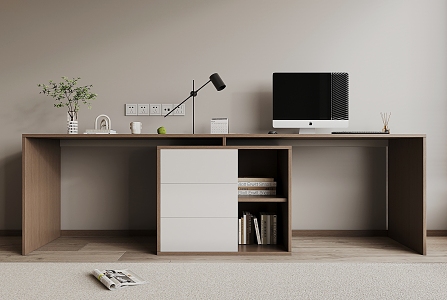 Modern Desk 3d model