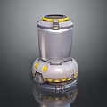 Booster sci-fi switch flame booster aircraft engine switch electronic switch power switch 3d model