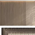 Modern Dark Wooden Wall Panel Design With Vertical Stripes And Spliced Texture