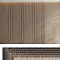 Modern background wall solid wood background wall panel 3d model