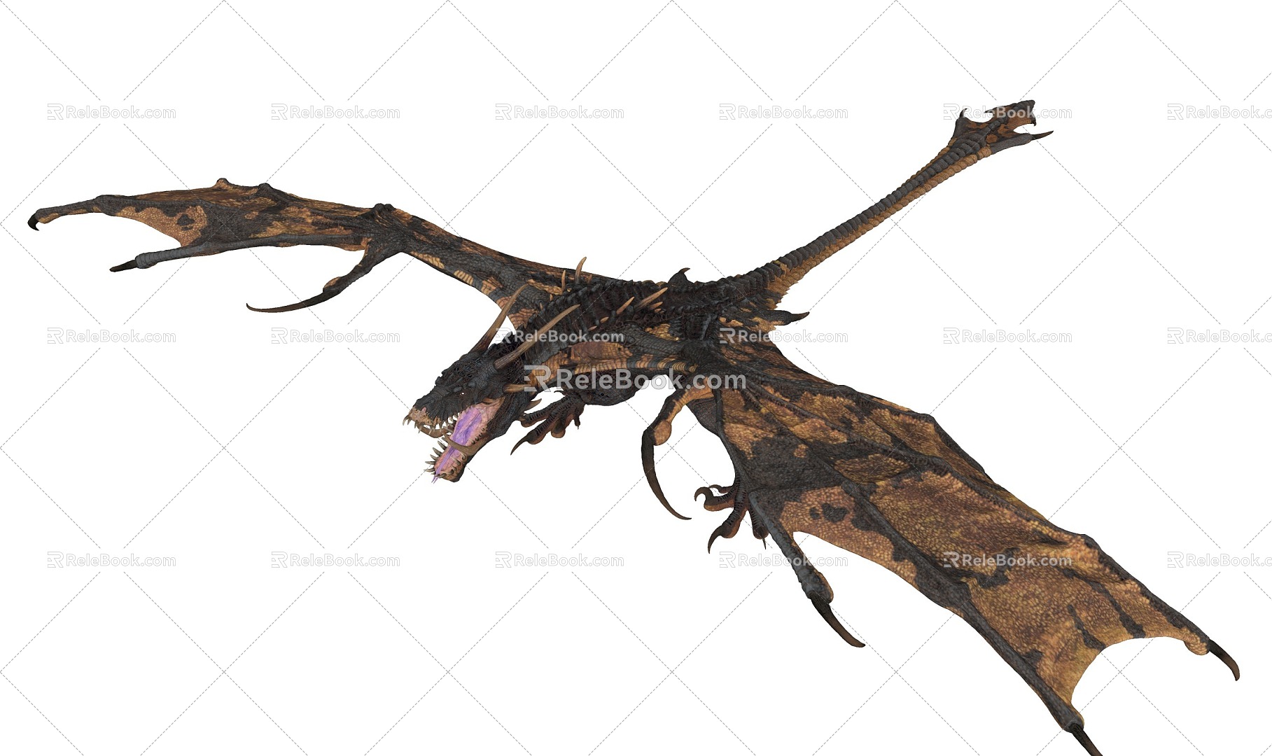 Flying Animals Western Dragon Tyrannosaurus 3d model