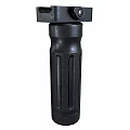 Black Flashlight With Textured Grip LED Light Head And Durable Body Design 3d model