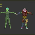 Sci-Fi Armor Alien Armor Sci-Fi Armor High-Tech Armor Futuristic Armor Alien Warrior Armor 3d model