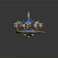 Modern Engine Jet Engine Aircraft Engine 3d model