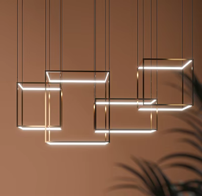 Modern chandelier 3d model Modern chandelier 3d model