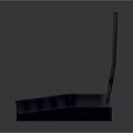 Wireless Router With Three Antennas Checkered Surface Green Lights And White Logo