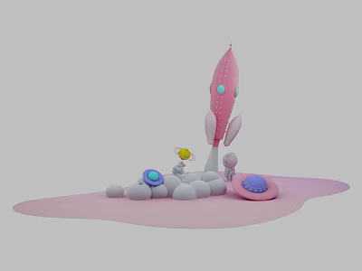 us-chen dp dot rocket launch 3d model us-chen dp dot rocket launch 3d model