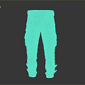 Tactical Cargo Pants Design With Belt Multiple Pockets And Stitched Details