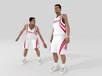 NBA superstar Yao Ming model